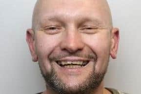 Pictured is Martin Wilson, aged 38, of Monsal Crescent, Athersley South, Barnsley, who was found guilty after a trial of murdering Stephen Riley who had died after suffering two stab wounds during the evening of June 26.