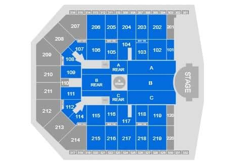 The seating plan for Gary Barlow live at Sheffield Utilita Arena on December 2 has been posted by Ticketmaster.