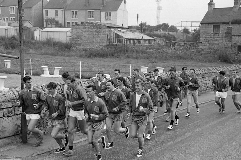 Stags return to training in 1964.