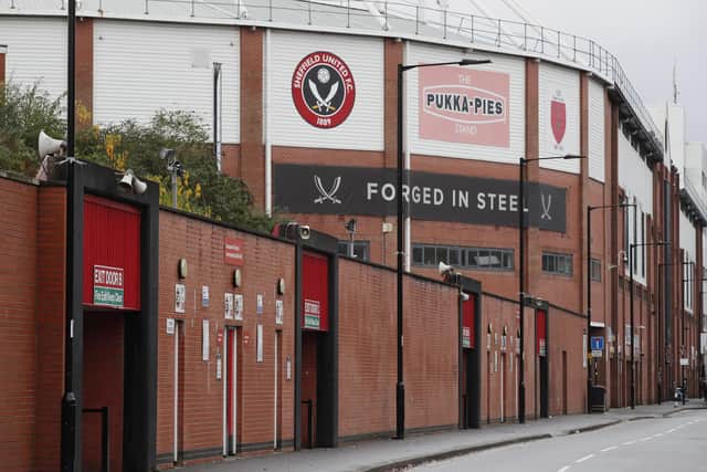 A general view of Bramall Lane, the home of Premier League club Sheffield United: Simon Bellis/Sportimage