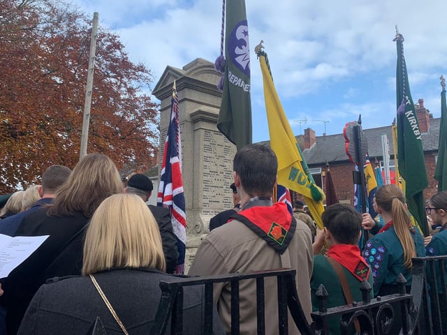 The service took place at St Thomas’ Church, Kingsway, followed by a short service and wreath laying at the War Memorial.