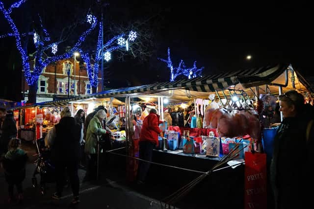 As well as the lights switch-on, there were plenty of stalls selling gifts