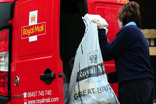 Sheffield could face a postal strike after a union warned Royal Mail workers may ballot for strike action over pay. Photo:: Rui Vieira/PA Wire / postman / post collection / delivery