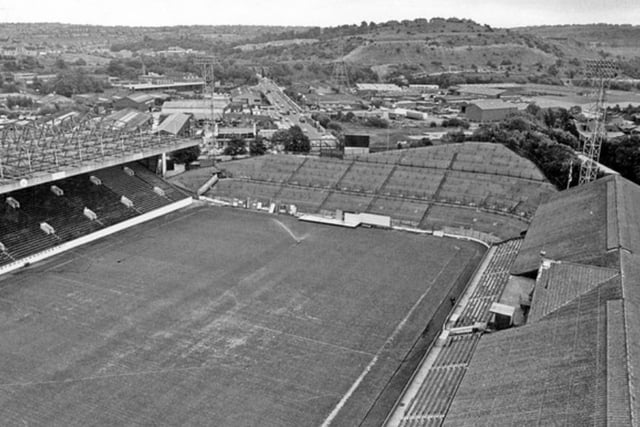 Sheffield Wednesday's Hillsborough Stadium in 1977