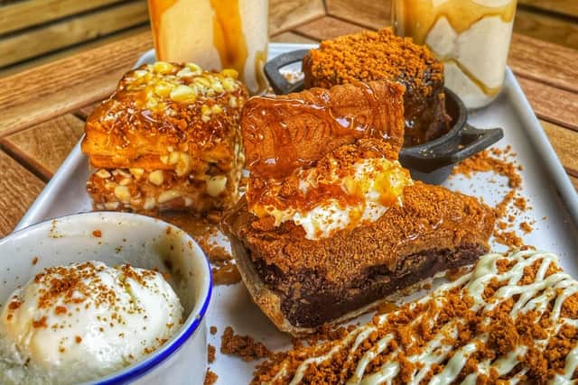 Some of the indulgent dishes which will be on offer at the new Brewski restaurant at West One Plaza on Cavendish Street in Sheffield city centre, which is due to open in late November