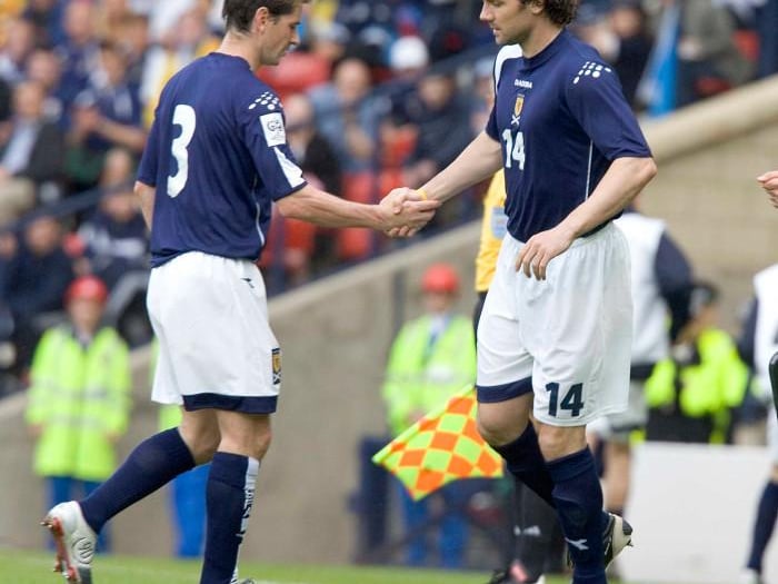 Off injured after 26 minutes of the game, McNamara had recently moved to Wolves from Celtic. Later returned to Aberdeen, Falkirk and Partick Thistle where he managed. Now recovered from a brain haemorrhage, he has released a book on his career. Also Dundee Utd manager and York City CEO.