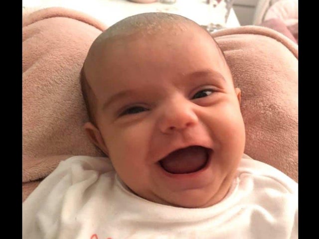 Poppy Elizabeth Hyde was born on April 1.
