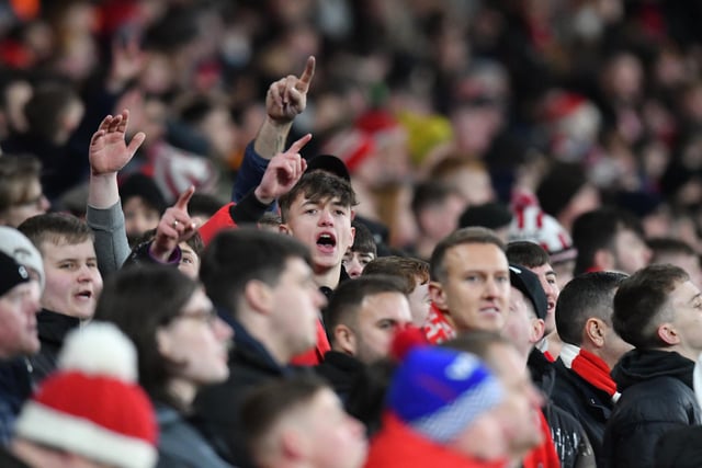 Sunderland were roared on by 5,000 supporters