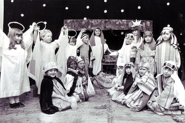 Carfield Infants School, Sheffield, perform their nativity play -  December 1970