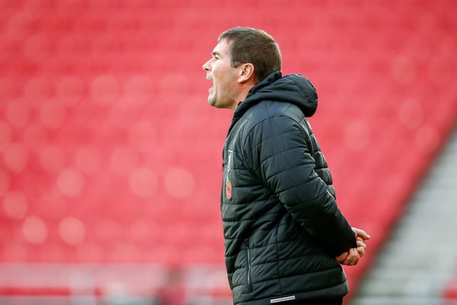 Mansfield Town manager Nigel Clough was delighted with what he saw.