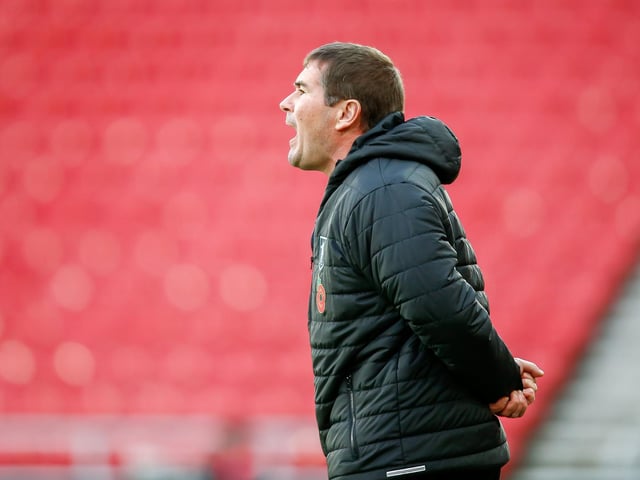 Mansfield Town manager Nigel Clough was delighted with what he saw.