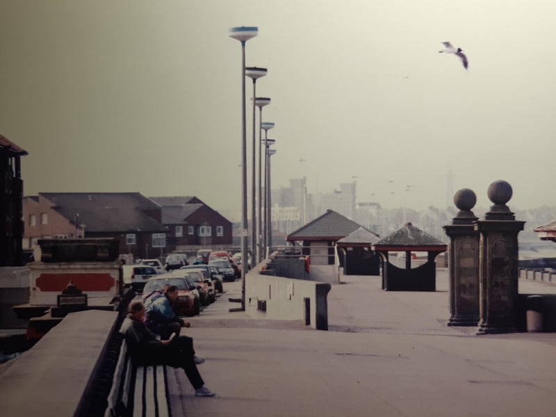 A superb retro scene of Cleveleys promenade in the mid 1990s. It looks very different these days...