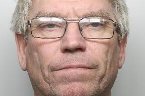 Pictured is Terry Beardmore, aged 59 when sentenced, of Abercorn Road, Doncaster, who pleaded guilty to the sexual assault of a child. Sheffield Crown Court heard in March how Beadrdmore sexually assaulted a 12-year-old girl. Judge Roger Thomas QC sentenced Beardmore to ten months of custody and the defendant was also made subject to a Sexual Harm Prevention Order for ten years.