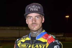 Lewis Kerr, pictured, was one of three Sheffield riders unbeaten by opponents in the win at King's Lynn