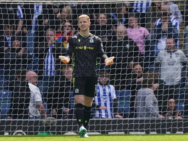 CALAMITY: Blackburn Rovers goalkeeper Aynsley Pears stuns even himself
