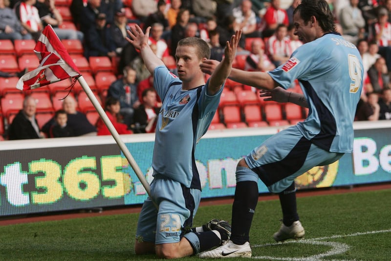 Sunderland went top of the Championship table after coming from behind to see off play-off hopefuls Southampton after stunners from Carlos Edwards and Grant Leadbitter handed the Black Cats a come-from-behind win at St Mary's back in 2007. A crucial result as Sunderland eventually went on to win the Championship under Roy Keane.