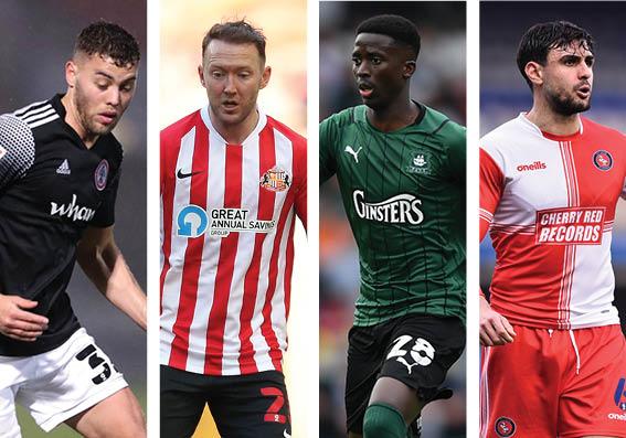 From left: Dion Charle, Aiden McGeady, Panutche Camara and Ryan Tafazolli