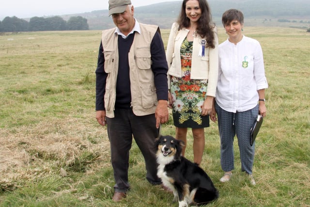 John Porter with Tula who won best conditioned bitch. also pictured is the president's lady Fiona Newbould and Dawn Helliwell, vet Judge pictured in 2013