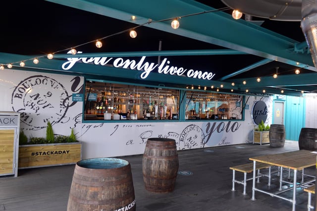 Yolo Bar offers views along the coast to enjoy with your pint.