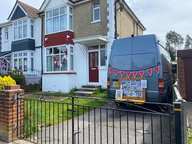 Residents in St John's Avenue, Waterlooville, decorated their homes for VE Day 75