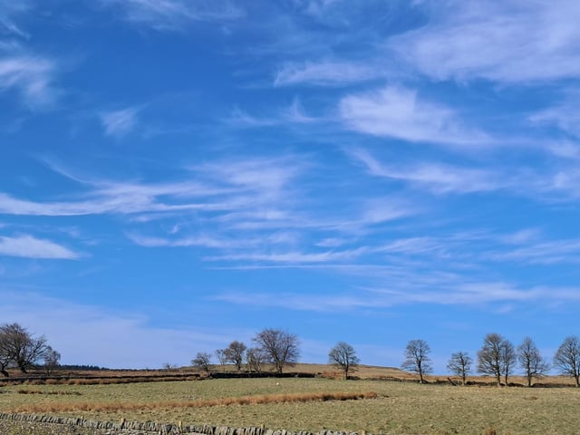 Wispy clouds at Redmires by Sue Shaw