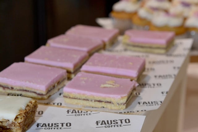 No guide to Sunderland food would be complete without the humble pink slice, which you'll struggle to find outside of the city. They're sold at cafes and corner shops across Wearside and many are made in house. This version is from Fausto Coffee.