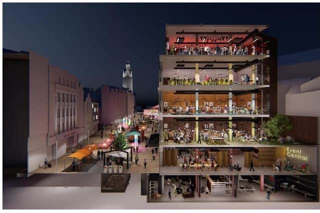 How The Event Central Building Could Look (Courtesy University Of Sheffield).