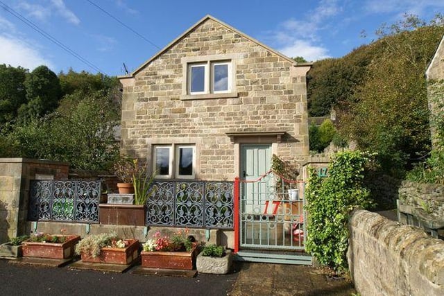 This three bedroom stone property has views over the village and countryside. Marketed  by Sally Botham Estates, 01629 828006.