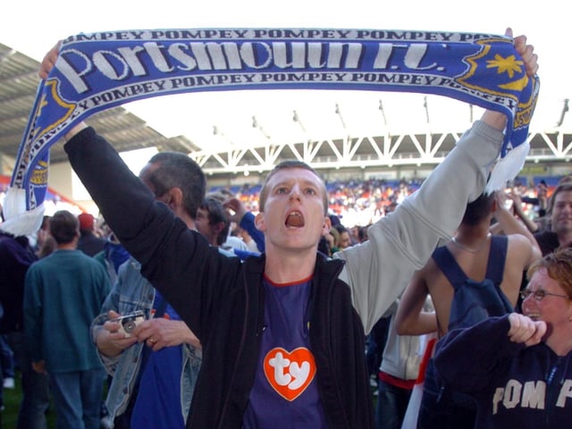 This fan savours the moment after the Blues' 2-1 win against Wigan
