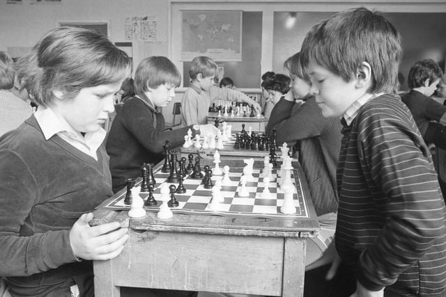 The 11th Sunderland Schools Chess Congress which opened in Hylton Red House School in March 1983. Did you take part?