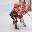 Jonathan Phillips playing against Cardiff Devils