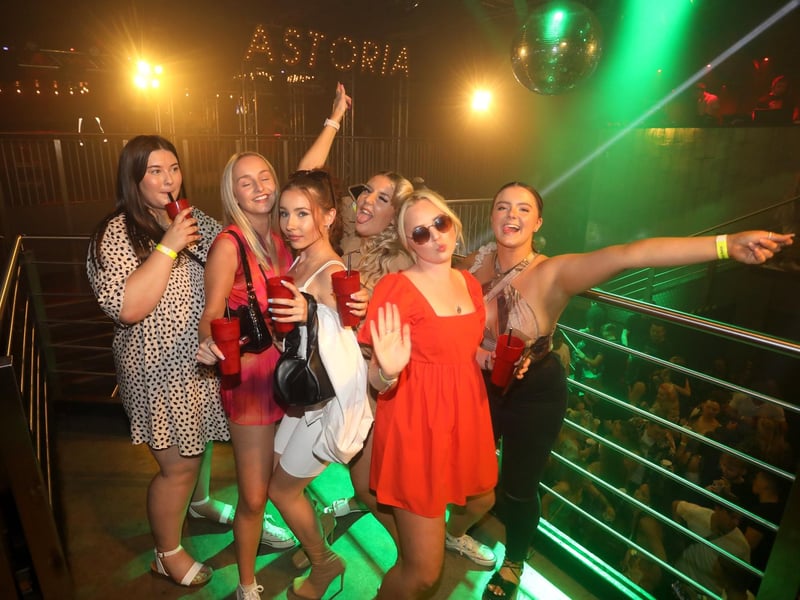Revellers having fun on the night.