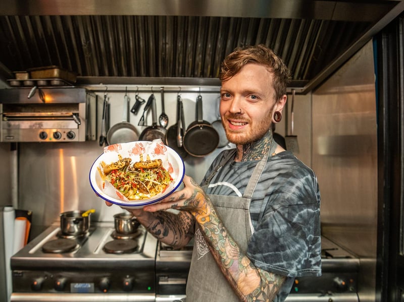 Birria Bandits serves authentic Mexican-inspired tacos filled with slow-cooked beef brisket, chicken or smoked cauliflower. The award-winning trader is a regular at Trinity Kitchen, Peddler Market and this weekend's Leeds Street Feast.