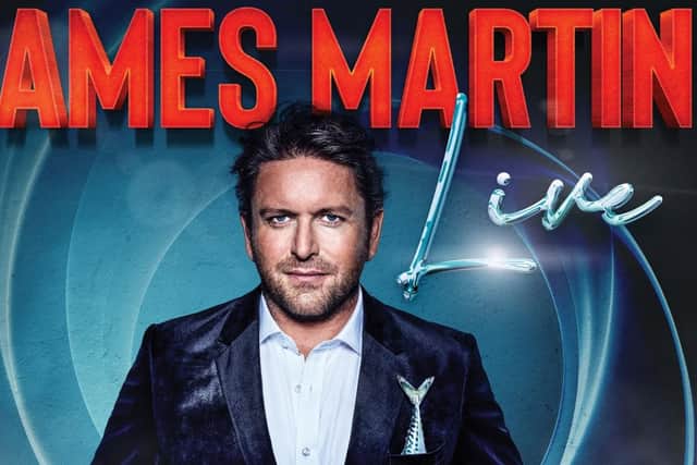 TV chef James Martin, cooking up a storm at Sheffield City Hall nest year