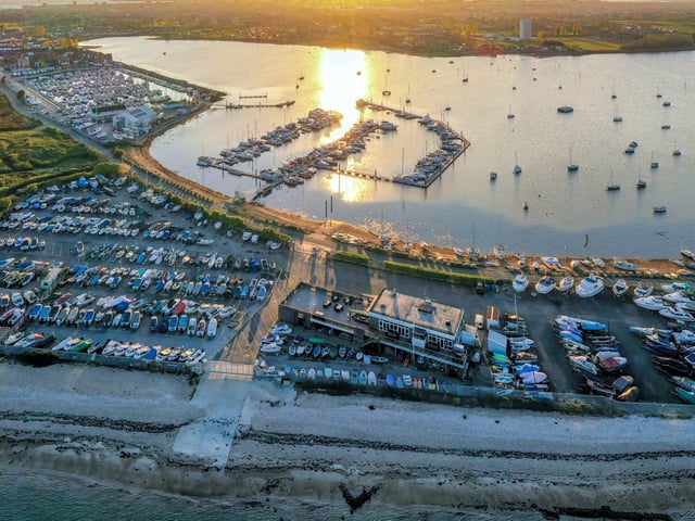 Eerie pictures of Portsmouth from the Easter weekend. Pictured: Eastney
