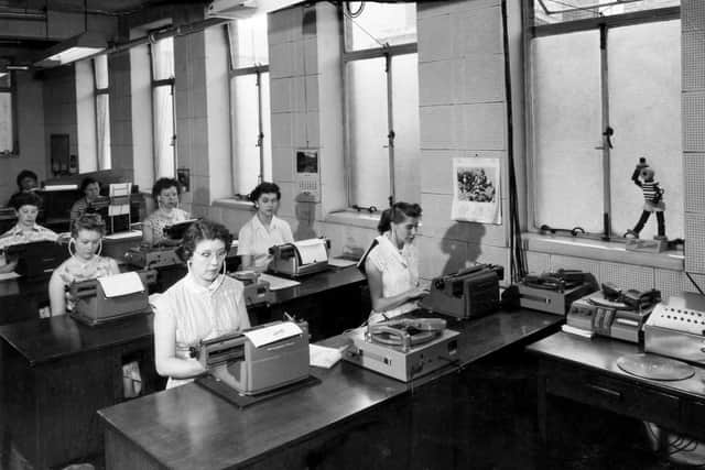 Generations of women went to commercial college when they left school like the one in Sheffield on Melbourne Avenue, to learn shorthand, typing and other secretarial skills