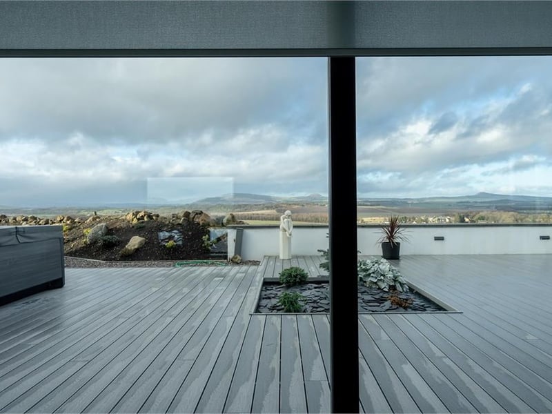 View from living area.