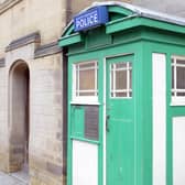 The police box in Sheffield city centre. Picture: Marisa Cashill.