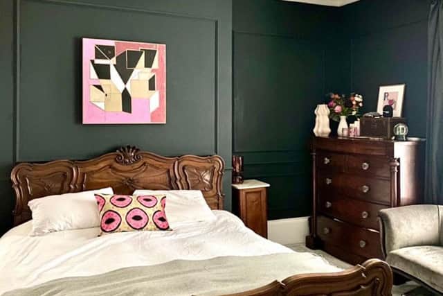 Look to rich dark colours for bedrooms – for example navy – to create a cocooning effect.