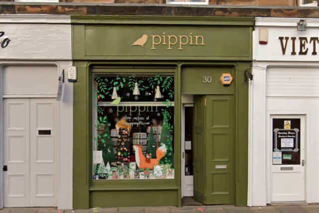 Pippin Gifts, on Haymarket Terrace, sells a wonderful range of quirky cards and gifts. One customer praised the "super helpful owner who beautifully wrapped all my purchases".