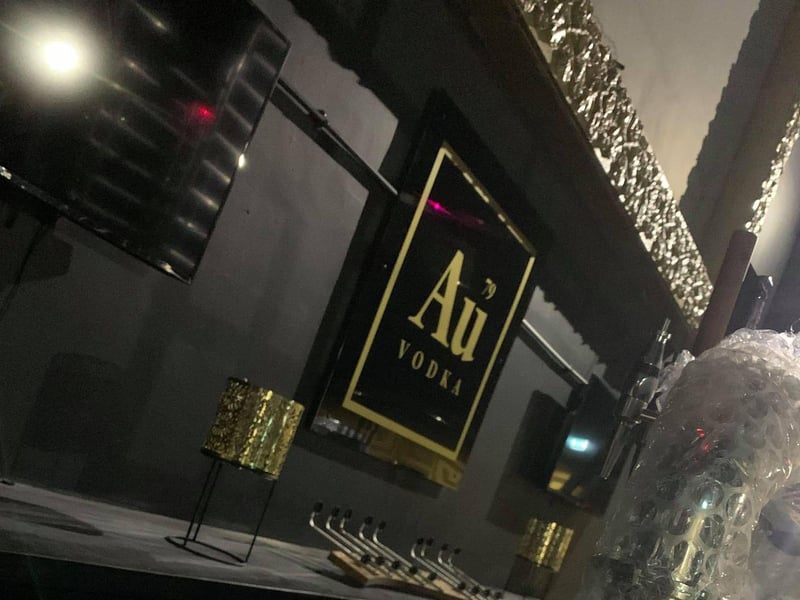 The AU vodka bar
