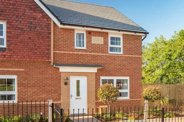 Ellerton, a three bedroom new build home in Havant Road, Emsworth, is on the market for £360,000. It is listed on Zoopla by Barratt Homes - Saxon Corner.