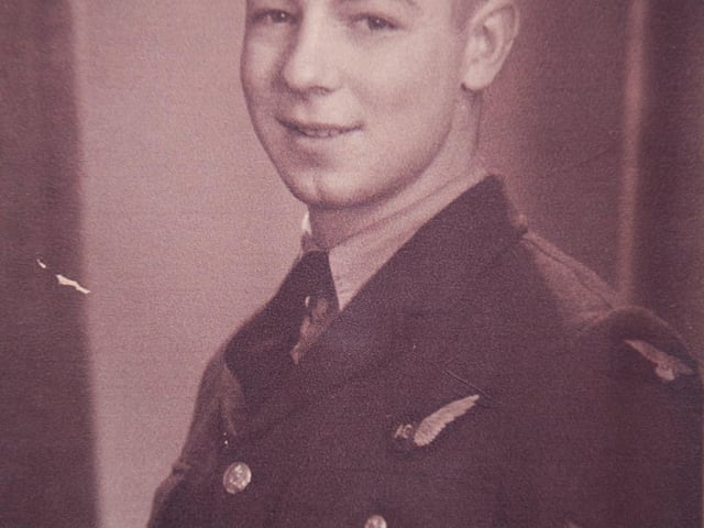 World War 2 veteran Geoff Payne, 96 yrs old from Cumbernauld. Geoff flew as a tail gunner in Bomber Command from 1943.