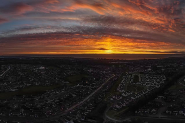 Kirkcaldy sunset. Pic: Paul Adams.