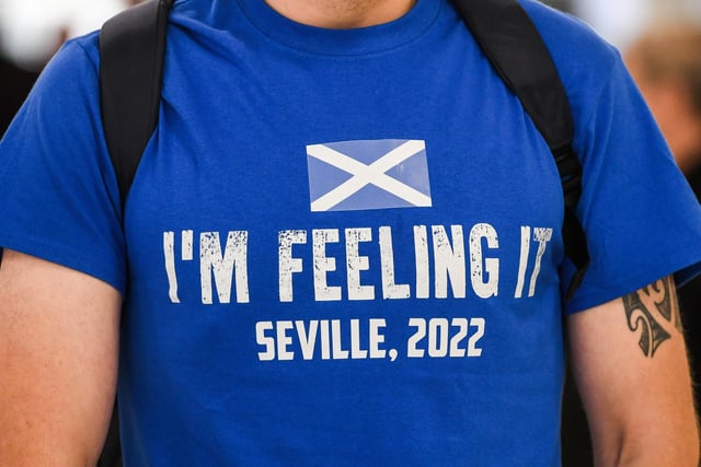 Rangers fans were ‘Feeling It’ as they made their way to the Andalusian capital