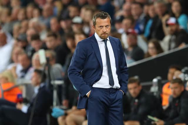Swansea, Wales, 14th August 2021. Slavisa Jokanovic manager of Sheffield Utd  during the Sky Bet Championship match at the Swansea.com Stadium, Swansea. Picture credit should read: Simon Bellis / Sportimage