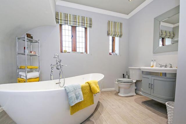 This is just one of the Egerton Road property's three bathrooms. Two of the four bedrooms are en suite.