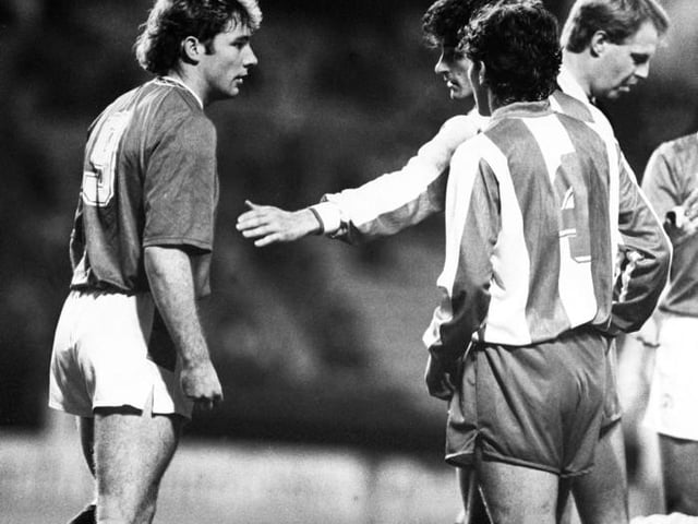 The striker scored in an angry 1-1 draw with the then Yugoslavian champions, but Rangers were eliminated with a heavy reverse in the away leg