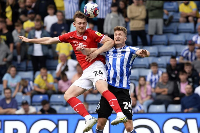 The centre-back turned down a contract offer from Bristol City to drop into League One with Barnsley and has since played 18 matches for the Yorkshire club, 15 of which have come in the league. 