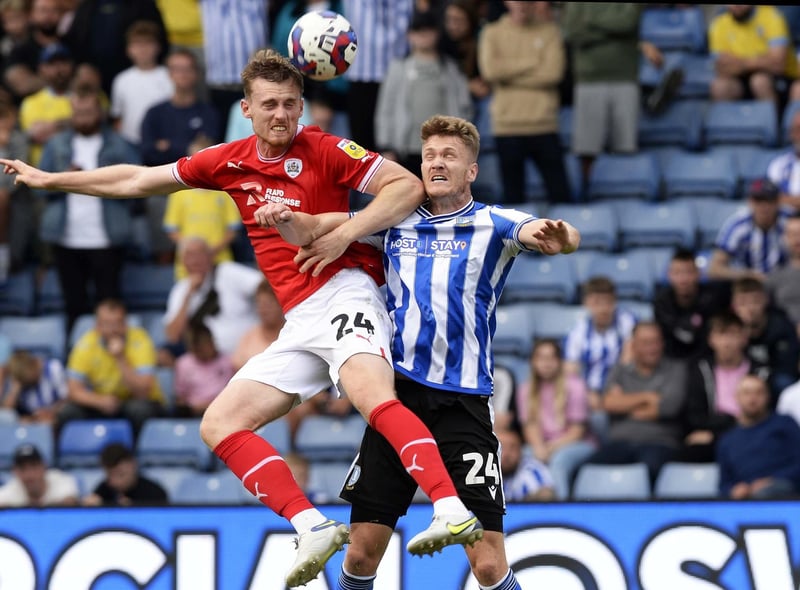 The centre-back turned down a contract offer from Bristol City to drop into League One with Barnsley and has since played 18 matches for the Yorkshire club, 15 of which have come in the league. 